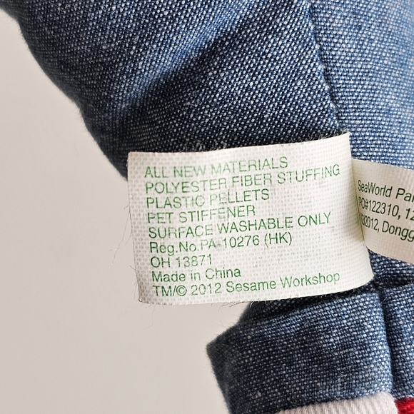 Sesame Street Ernie Plush Soft Comic Toy 2012 Sesame Workshop Collectible 10.5" - Picture 11 of 16